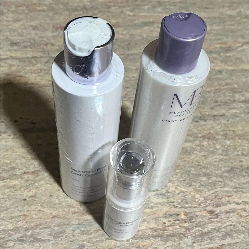 Meaningful Beauty by Cindy Crawford Toner, Cleanser, and Glowing Serum